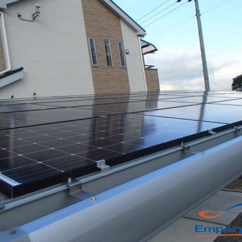 suporte solar para garagem à prova d'água